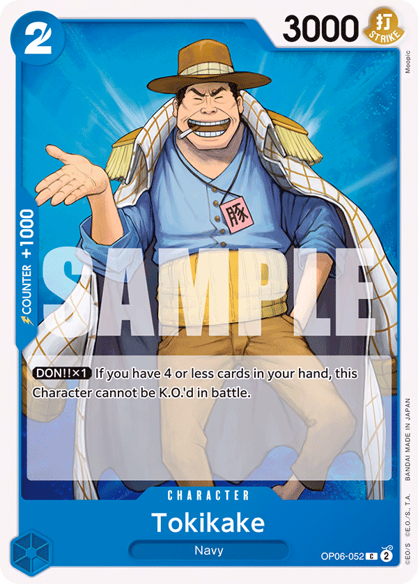 Tokikake One Piece card (OP06-052, Wings of the Captain)