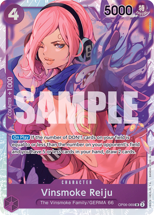 Vinsmoke Reiju One Piece card (OP06-069, Wings of the Captain)