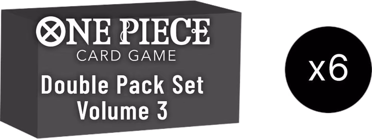 One Piece Wings of the Captain Double Pack Set Volume 3 Display Case