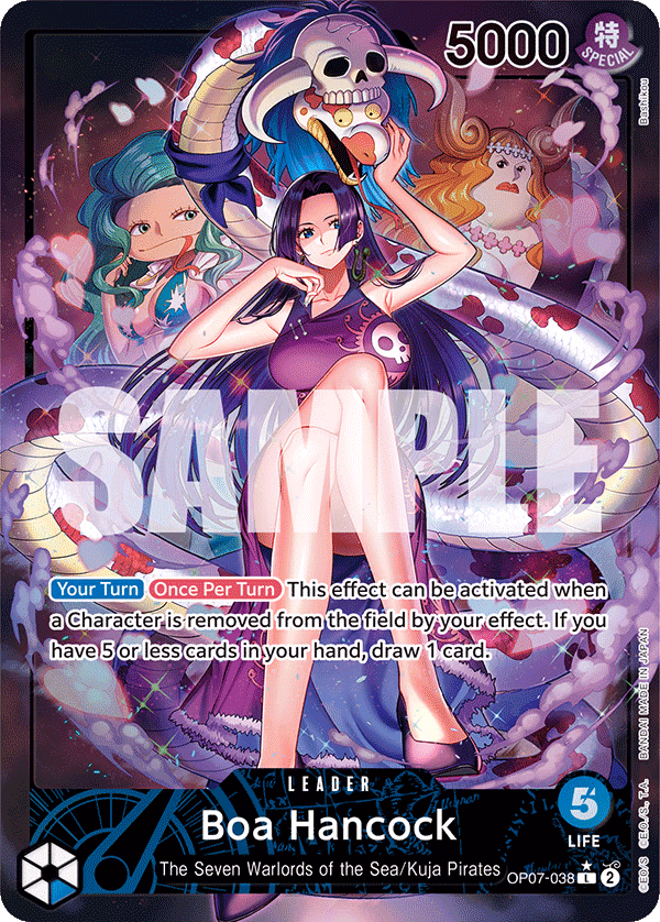 Boa Hancock (Parallel) One Piece card (OP07-038, 500 Years in the Future)