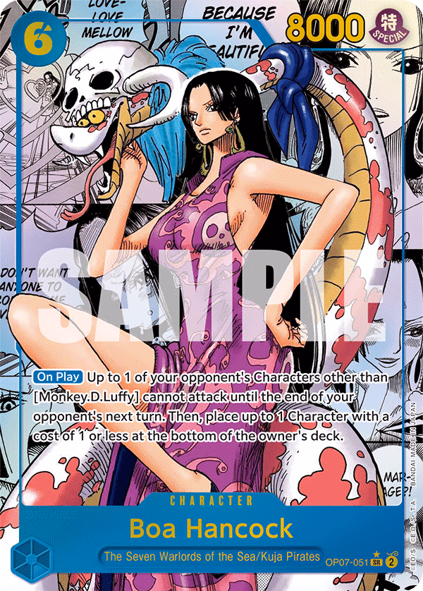 Boa Hancock (Parallel) One Piece card (OP07-051, 500 Years in the Future)