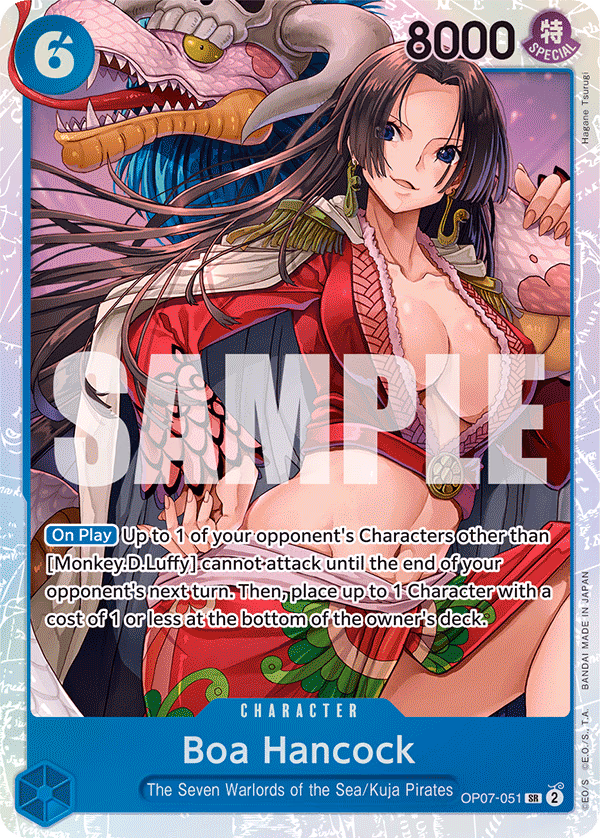 Boa Hancock One Piece card (OP07-051, 500 Years in the Future)