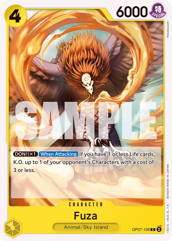 Fuza One Piece card (OP07-106, 500 Years in the Future)