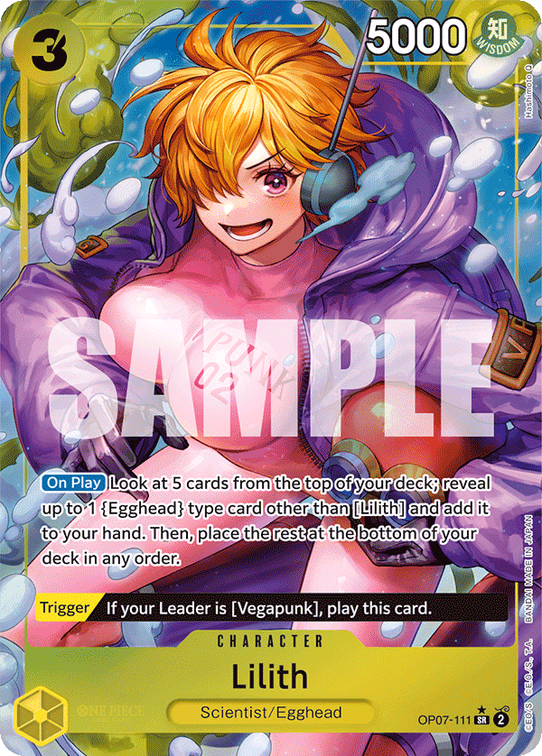 Lilith (Parallel) One Piece card (OP07-111, 500 Years in the Future)