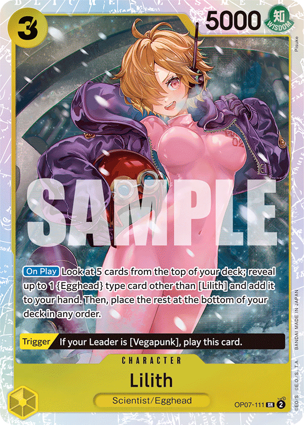 Lilith One Piece card (OP07-111, 500 Years in the Future)