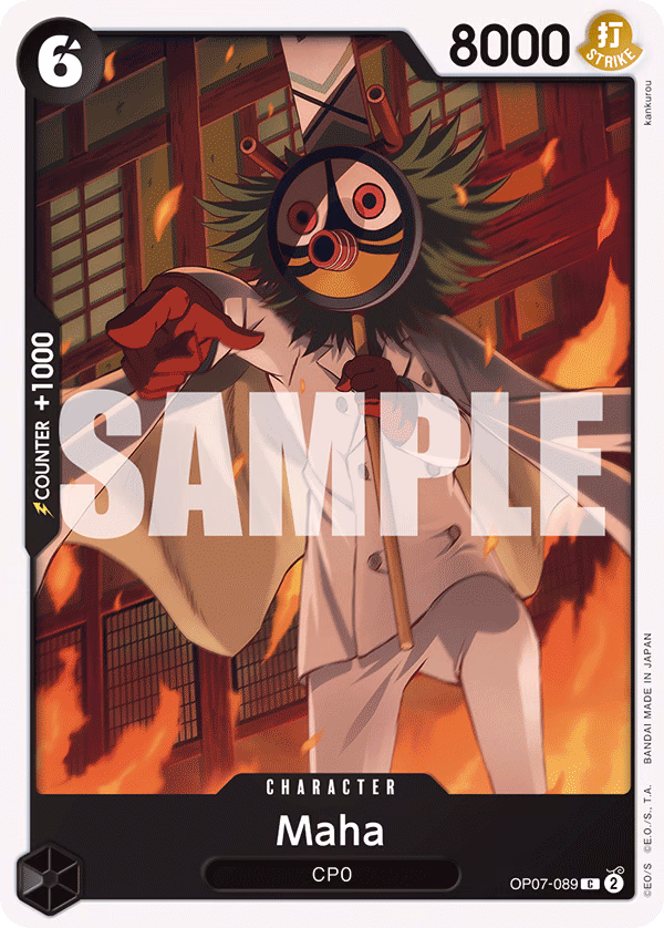 Maha One Piece card (OP07-089, 500 Years in the Future)