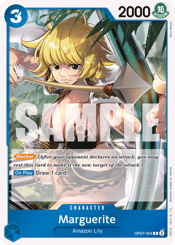 Marguerite One Piece card (OP07-054, 500 Years in the Future)