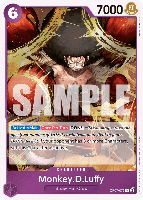 Monkey.D.Luffy One Piece card (OP07-073, 500 Years in the Future)