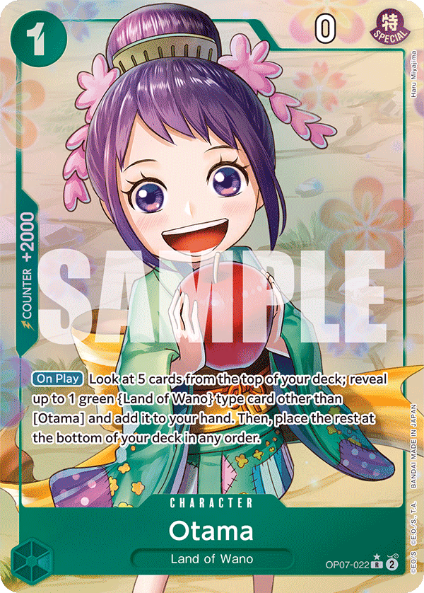 Otama (Parallel) One Piece card (OP07-022, 500 Years in the Future)