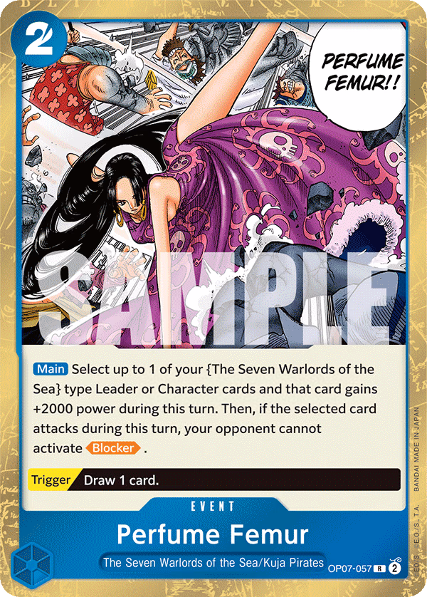Perfume Femur One Piece card (OP07-057, 500 Years in the Future)