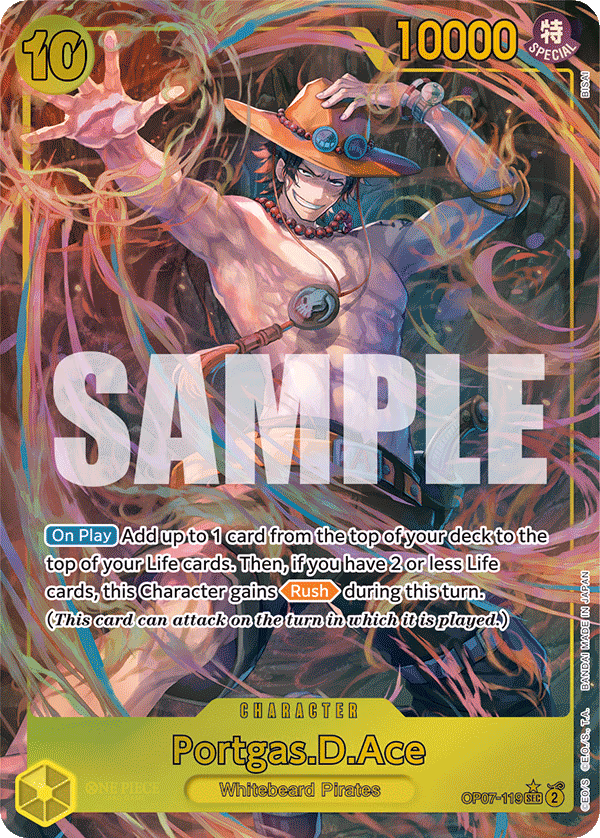 Portgas.D.Ace (Parallel) One Piece card (OP07-119, 500 Years in the Future)