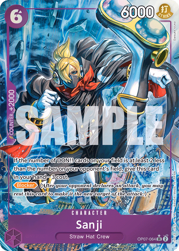 Sanji (Parallel) One Piece card (OP07-064, 500 Years in the Future)