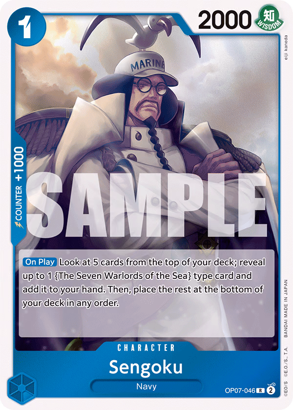 Sengoku One Piece card (OP07-046, 500 Years in the Future)