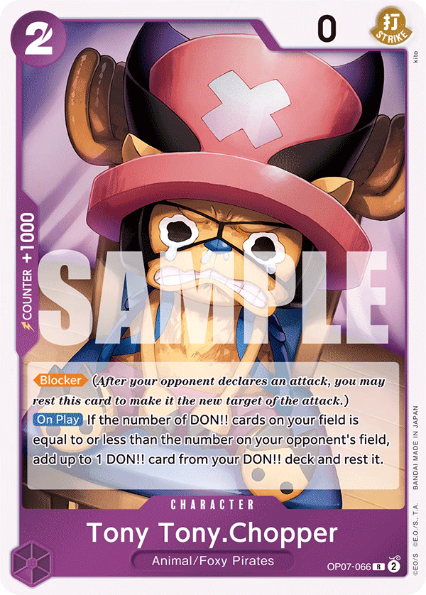 Tony Tony.Chopper One Piece card (OP07-066, 500 Years in the Future)
