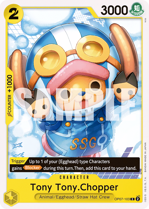 Tony Tony.Chopper One Piece card (OP07-103, 500 Years in the Future)