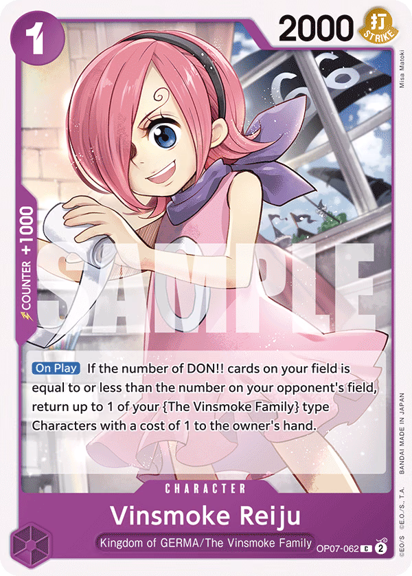 Vinsmoke Reiju One Piece card (OP07-062, 500 Years in the Future)