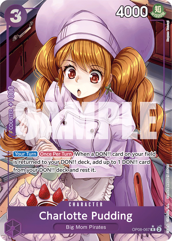 Charlotte Pudding (Parallel) One Piece card (OP08-067, Two Legends)