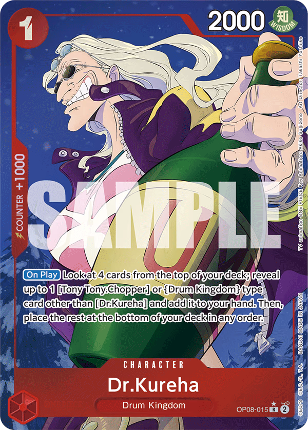 Dr.Kureha (Parallel) One Piece card (OP08-015, Two Legends)