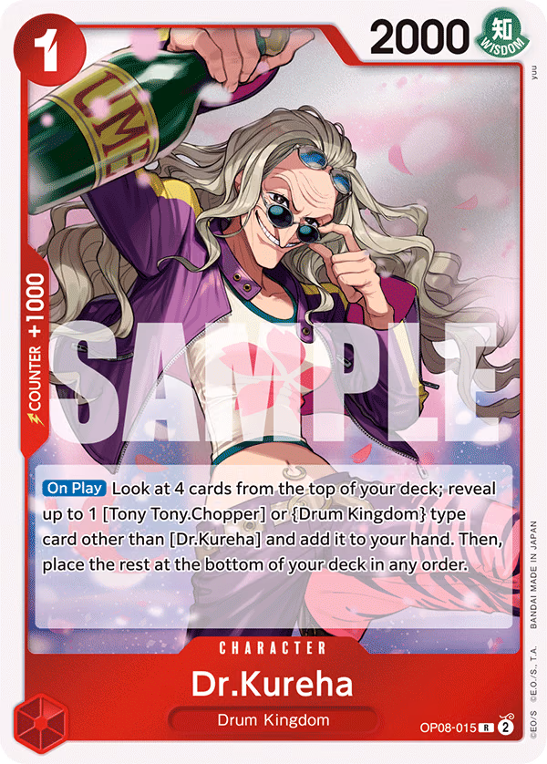 Dr.Kureha One Piece card (OP08-015, Two Legends)