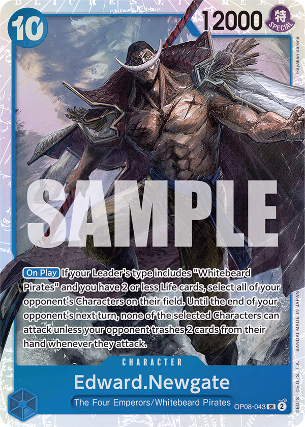 Edward.Newgate One Piece card (OP08-043, Two Legends)