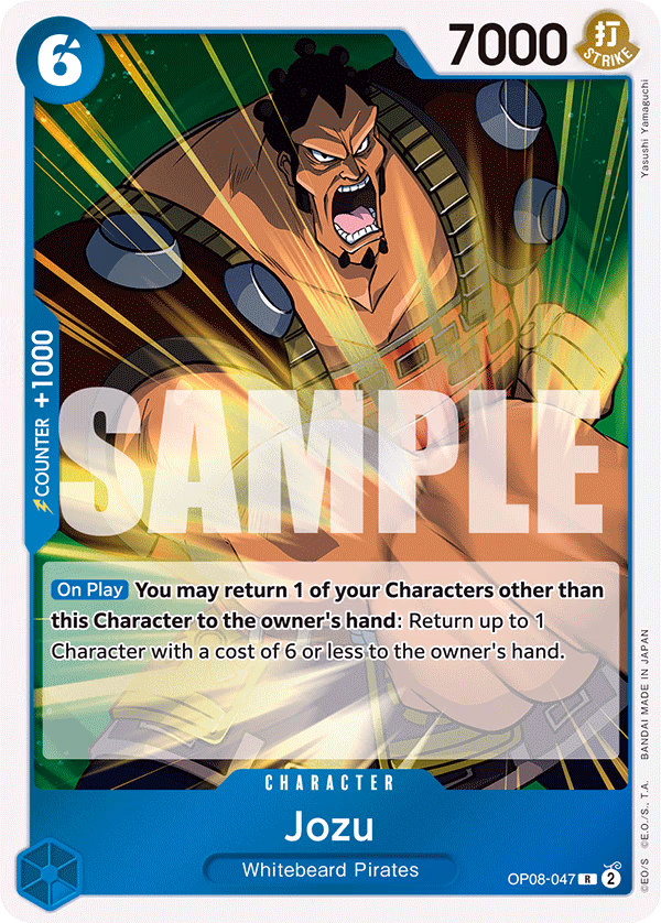 Jozu One Piece card (OP08-047, Two Legends)
