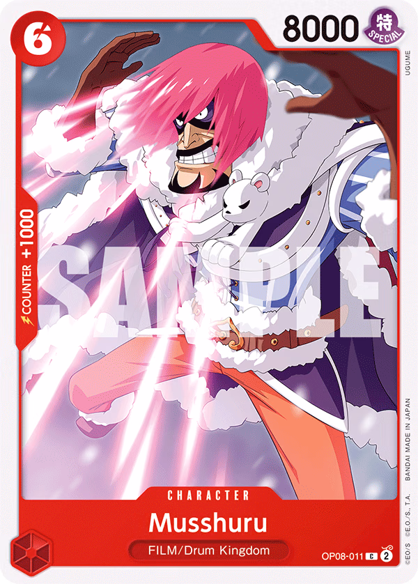 Musshuru One Piece card (OP08-011, Two Legends)