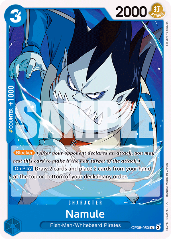 Namule One Piece card (OP08-050, Two Legends)