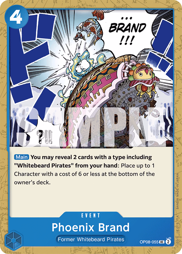 Phoenix Brand One Piece card (OP08-055, Two Legends)