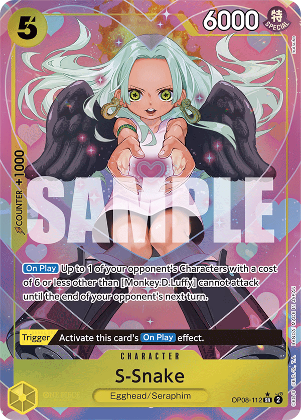 S-Snake (Parallel) One Piece card (OP08-112, Two Legends)