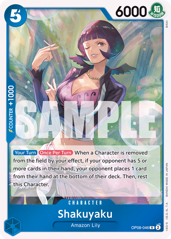 Shakuyaku One Piece card (OP08-046, Two Legends)