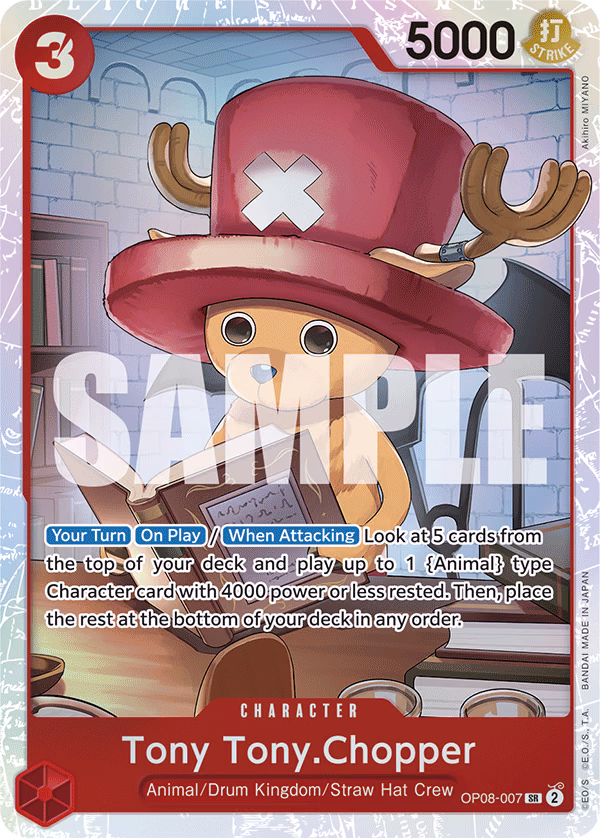 Tony Tony.Chopper One Piece card (OP08-007, Two Legends)