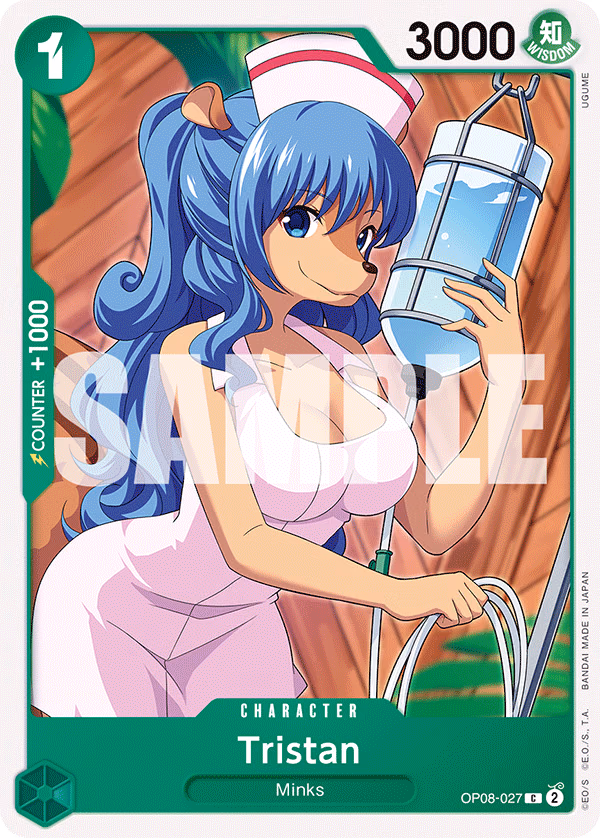 Tristan One Piece card (OP08-027, Two Legends)
