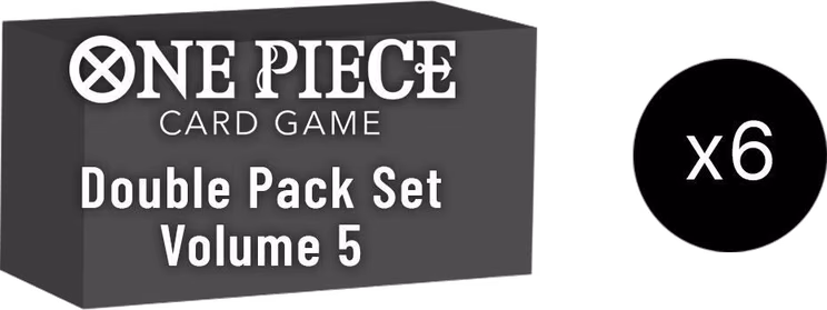 One Piece Two Legends Double Pack Set Volume 5 Display Case