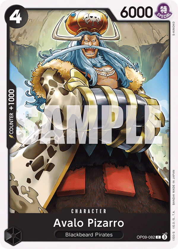 Avalo Pizarro One Piece card (OP09-082, Emperors in the New World)