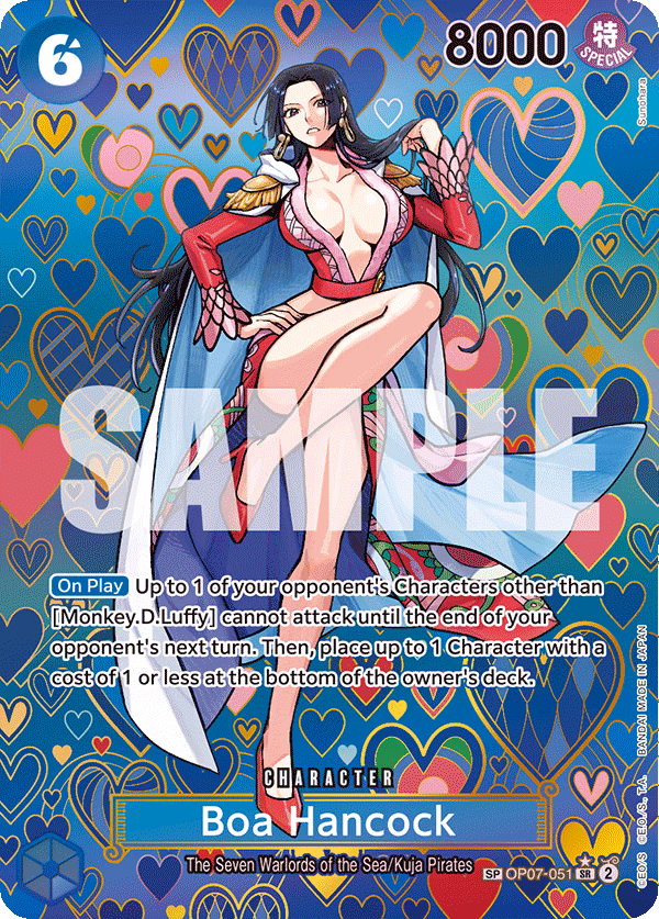 Boa Hancock (SP Card) One Piece card (OP07-051, Emperors in the New World)