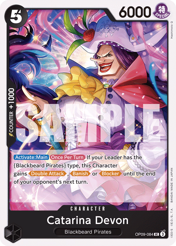 Catarina Devon One Piece card (OP09-084, Emperors in the New World)