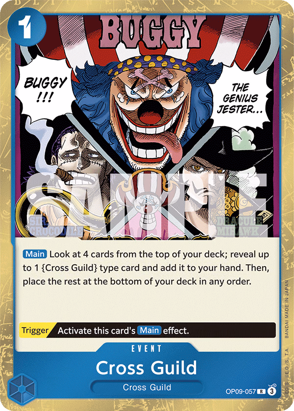 Cross Guild One Piece card (OP09-057, Emperors in the New World)