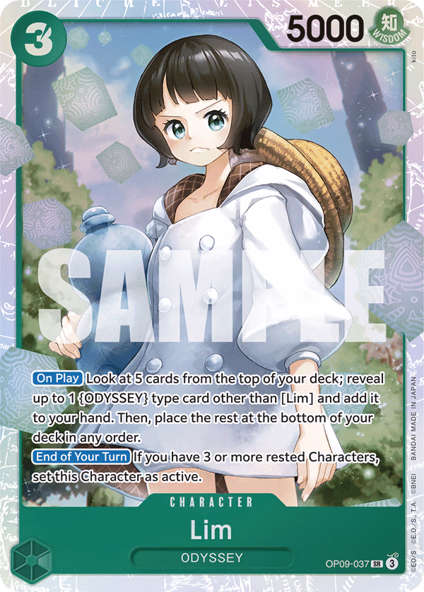 Lim One Piece card (OP09-037, Emperors in the New World)