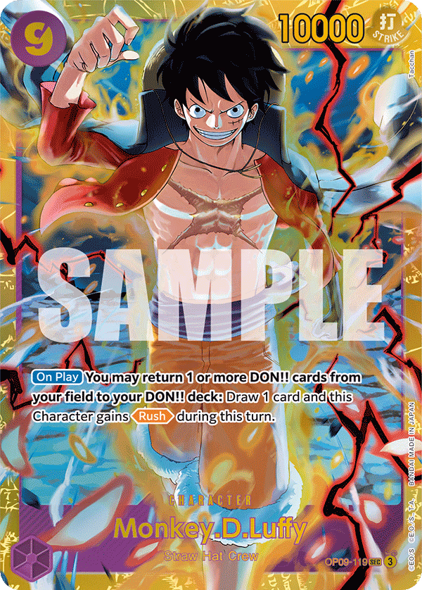 Monkey.D.Luffy One Piece card (OP09-119, Emperors in the New World)