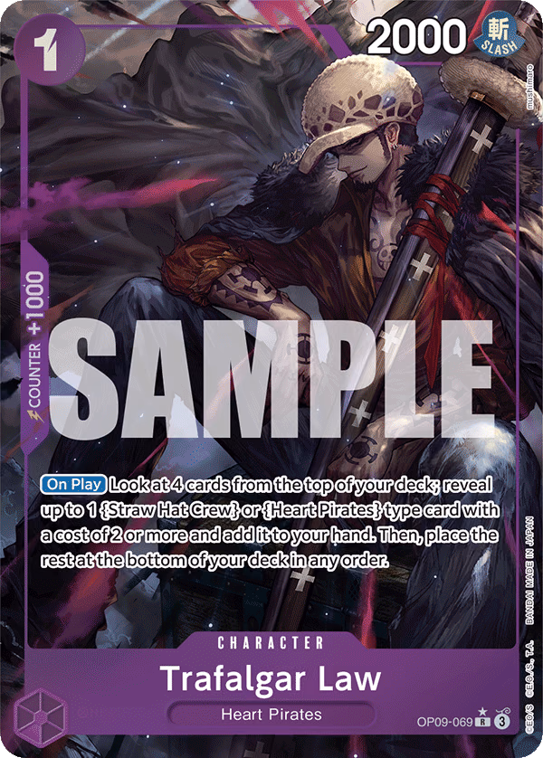 Trafalgar Law (Parallel) One Piece card (OP09-069, Emperors in the New World)