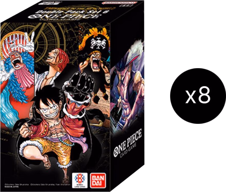 One Piece Emperors in the New World Double Pack Set Volume 6 Display