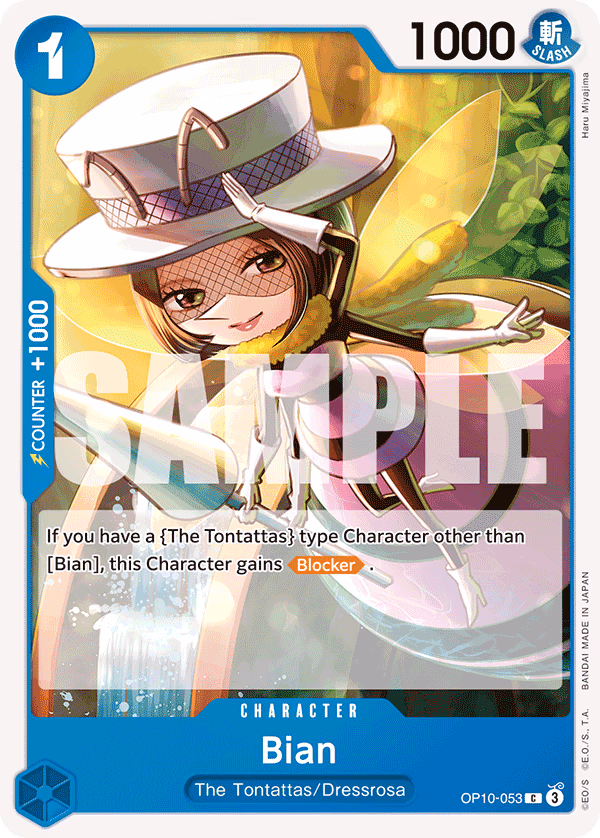 Bian One Piece card (OP10-053, Royal Blood)