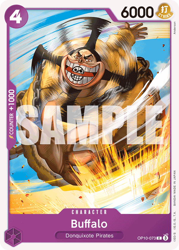Buffalo One Piece card (OP10-073, Royal Blood)