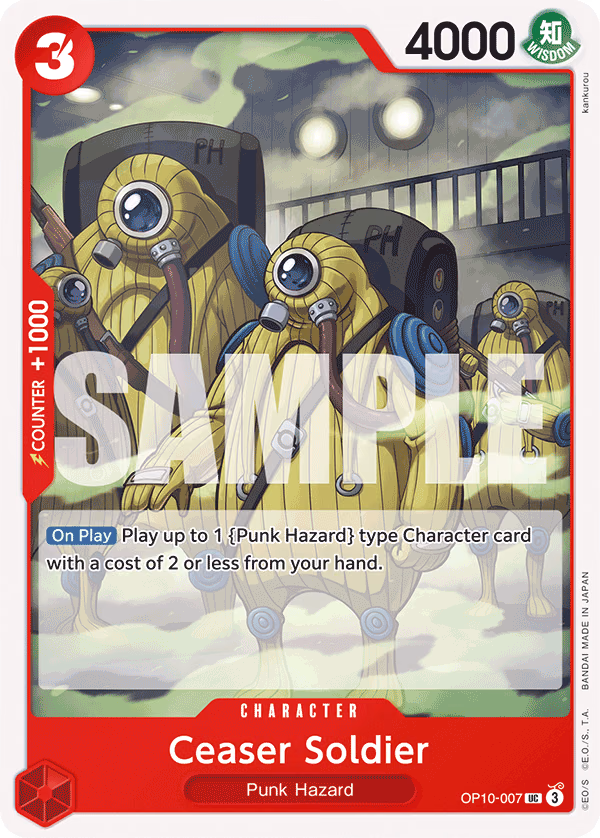 Ceaser Soldier One Piece card (OP10-007, Royal Blood)