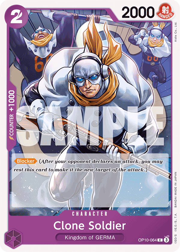 Clone Soldier One Piece card (OP10-064, Royal Blood)