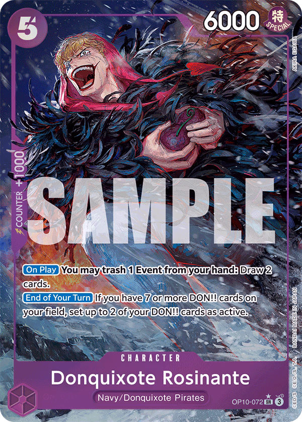 Donquixote Rosinante (Parallel) One Piece card (OP10-072, Royal Blood)