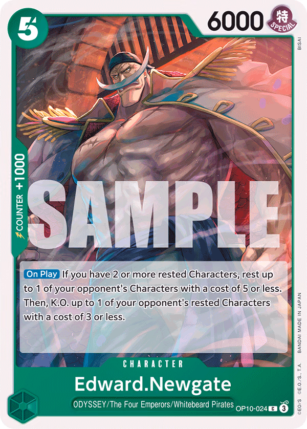 Edward.Newgate One Piece card (OP10-024, Royal Blood)