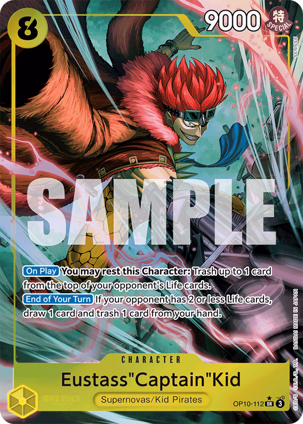 Eustass"Captain"Kid (Parallel) One Piece card (OP10-112, Royal Blood)