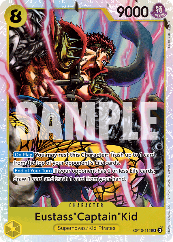 Eustass"Captain"Kid One Piece card (OP10-112, Royal Blood)