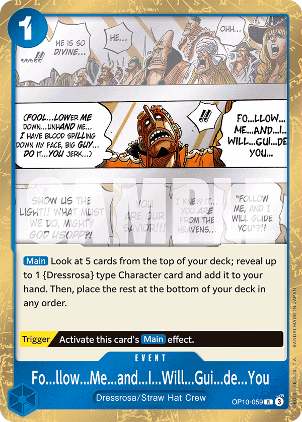 Fo...llow...Me...and...I...Will...Gui...de...You One Piece card (OP10-059, Royal Blood)